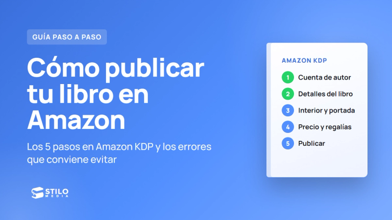 Cómo publicar un libro en Amazon paso a paso