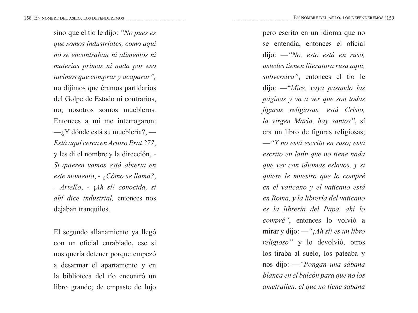 Páginas 156 y 157 de «En busca de una salida: la diplomacia colombiana frente al exilio chileno (1973-1979)»: texto corrido