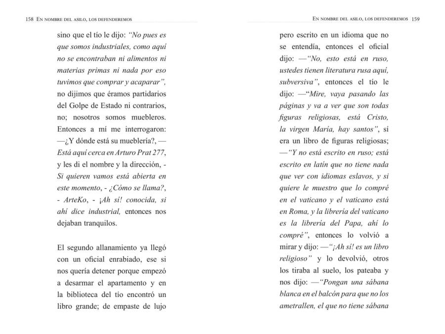 Páginas 156 y 157 de «En busca de una salida: la diplomacia colombiana frente al exilio chileno (1973-1979)»: texto corrido