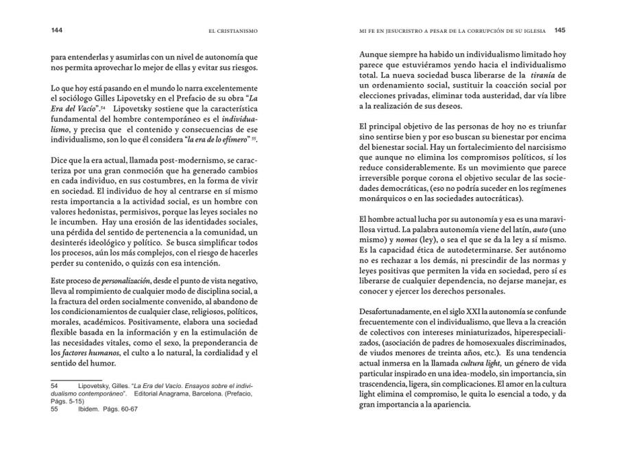 Páginas 144 y 145 de «Mi Fe en Jesucristo»