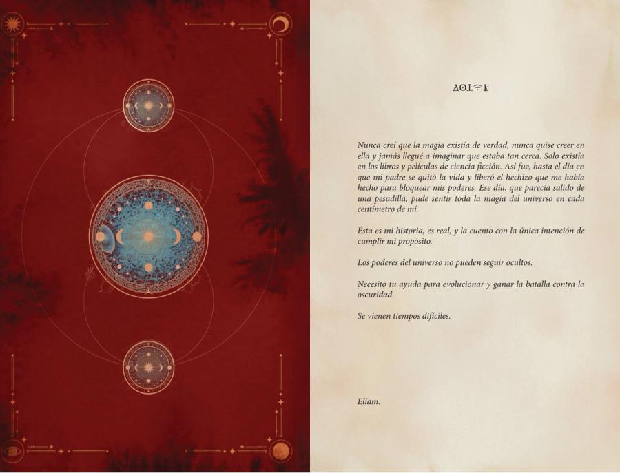 Páginas 6 y 7 de «Los Protectores de la magia»: página ilustrada