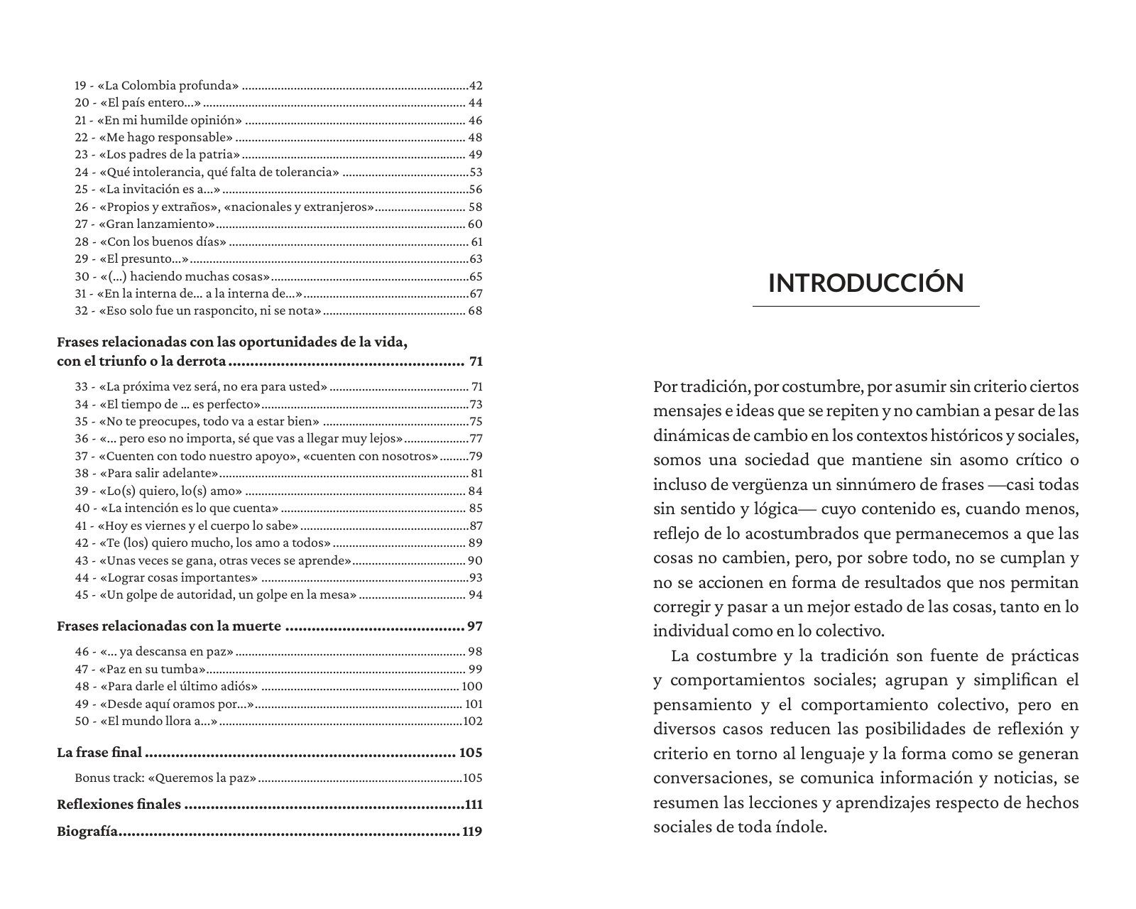 Páginas 8 y 9 de «50 frases maaa»