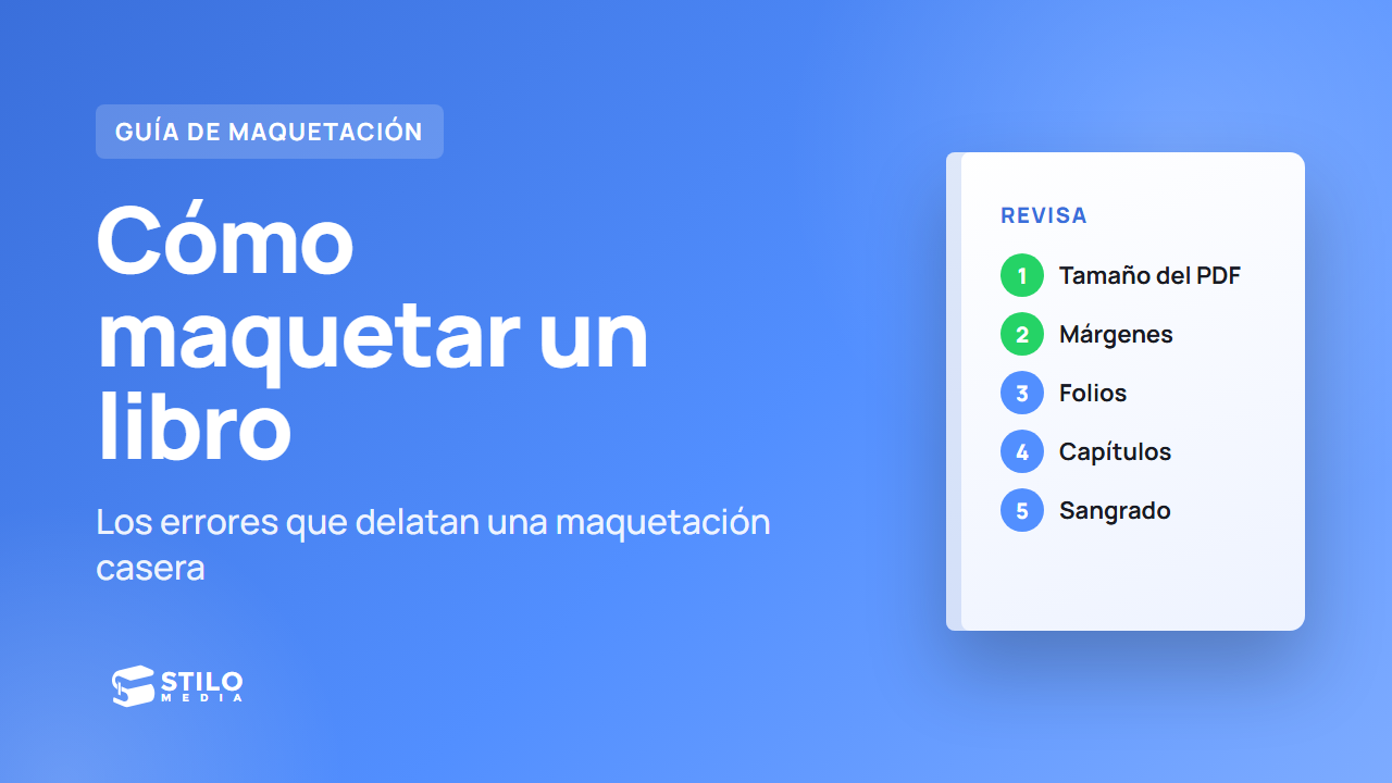 Cómo maquetar un libro: los errores que delatan una maquetación casera