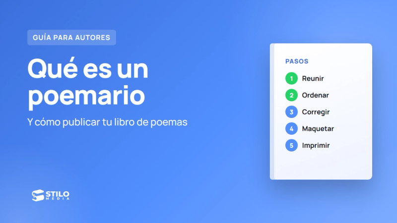 Qué es un poemario y cómo publicar tu libro de poemas