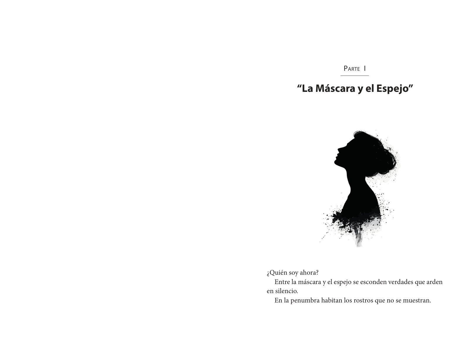 Páginas 16 y 17 de «Y si soy las dos»: página ilustrada
