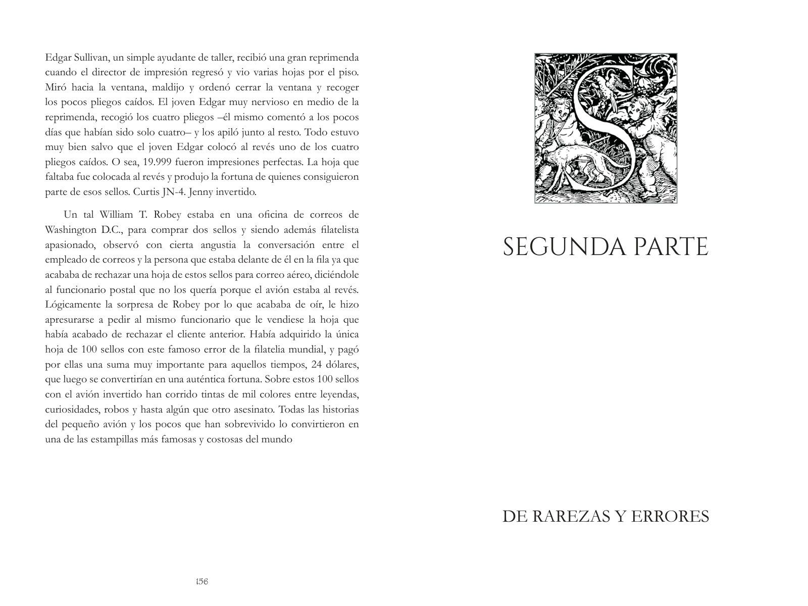 Páginas 156 y 157 de «Ya no te llegarán mis cartas»: apertura de capítulo