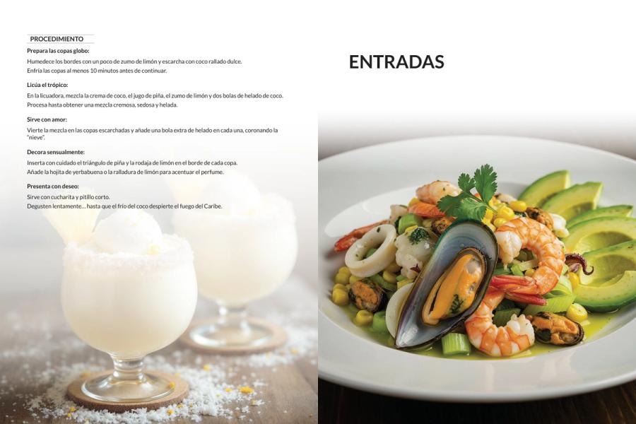 Páginas 68 y 69 de «Cocina seduce y conquista»