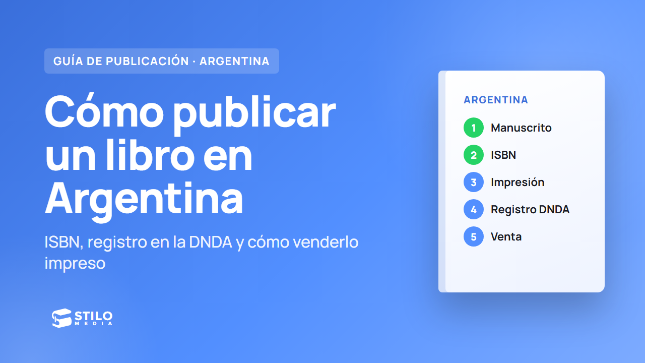Cómo publicar un libro en Argentina: guía paso a paso