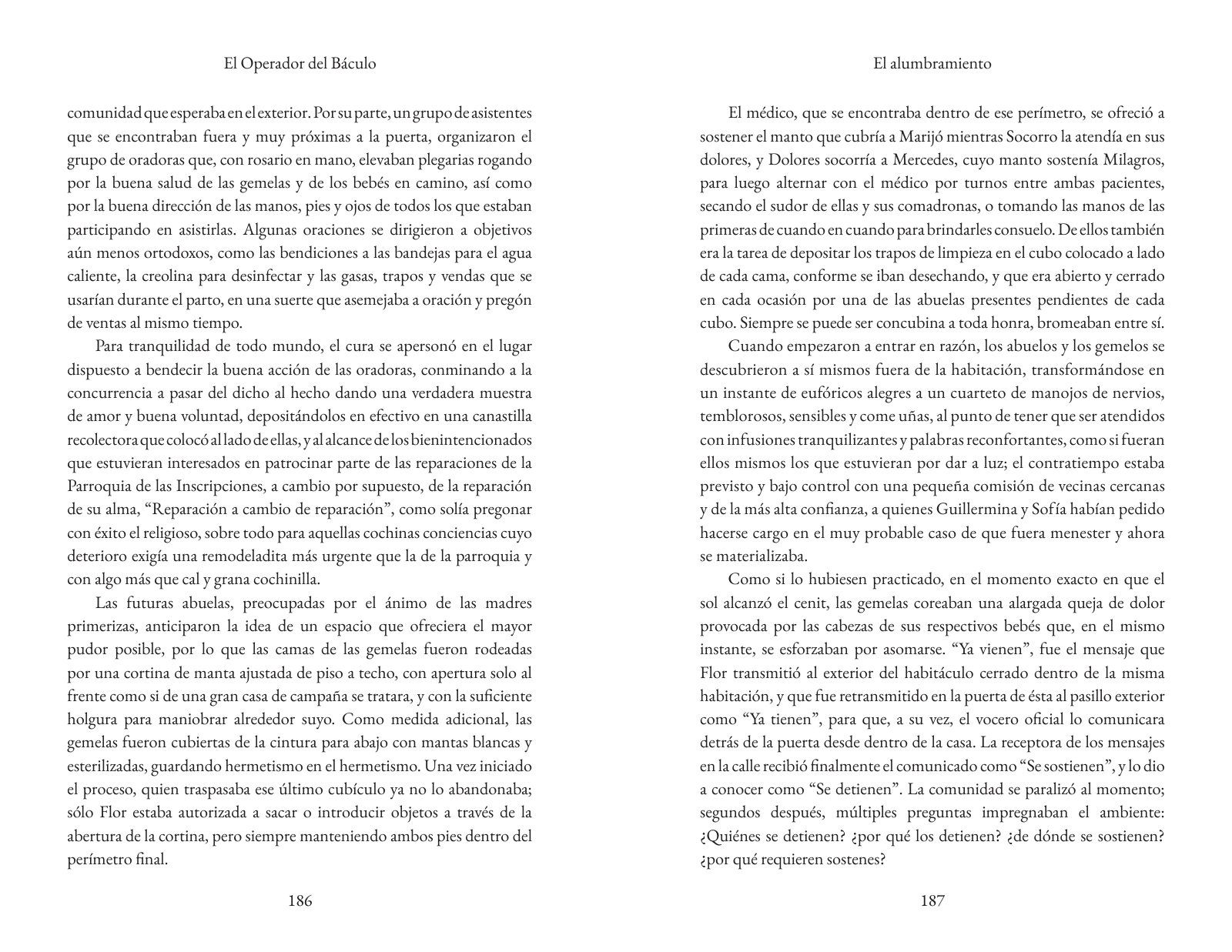 Páginas 192 y 193 de «El Operador del Báculo»: texto corrido