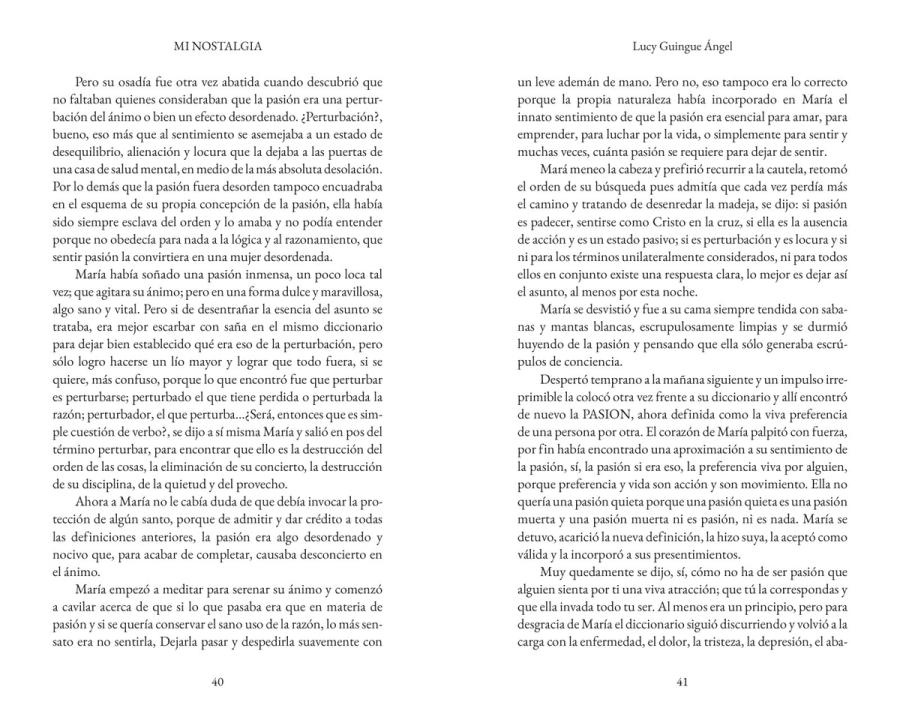 Páginas 50 y 51 de «Mi nostalgia»: texto corrido