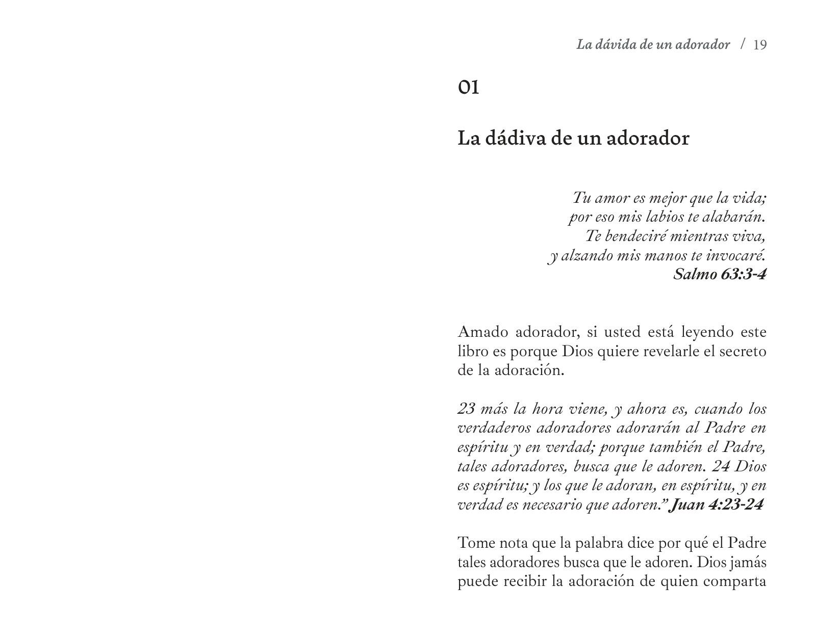 Páginas 18 y 19 de «De Músico a Adorador»