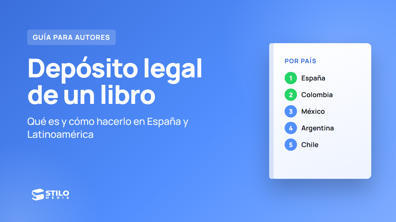 Depósito legal de un libro: qué es y cómo hacerlo en España y Latinoamérica