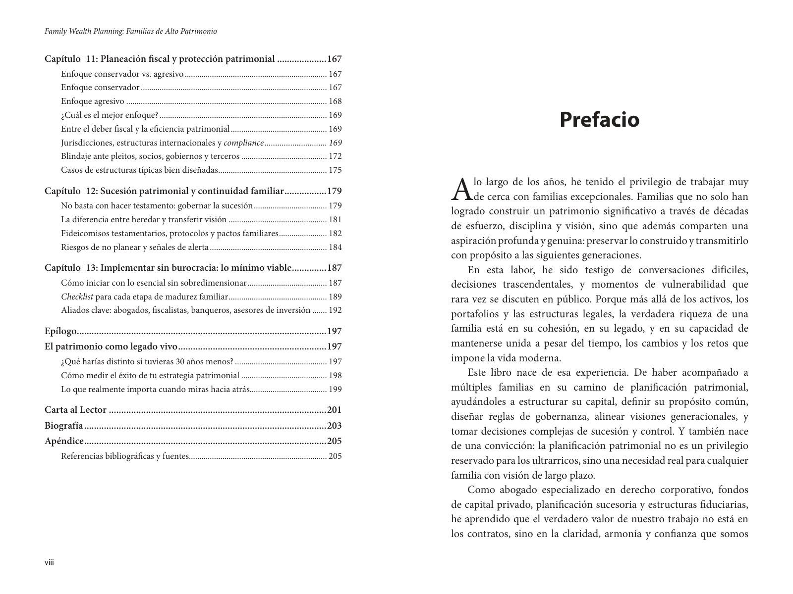 Páginas 8 y 9 de «Family Wealth Management: Familias de Alto Patrimonio»: apertura de capítulo