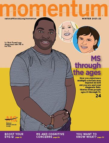 Cover of Momentum Magazine, Winter 2021-2022