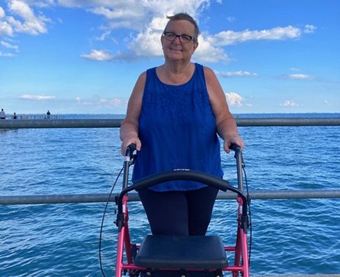 A cure for Faith would mean she can keep moving, but without the use of mobility aids — regaining a sense of freedom and independence. 