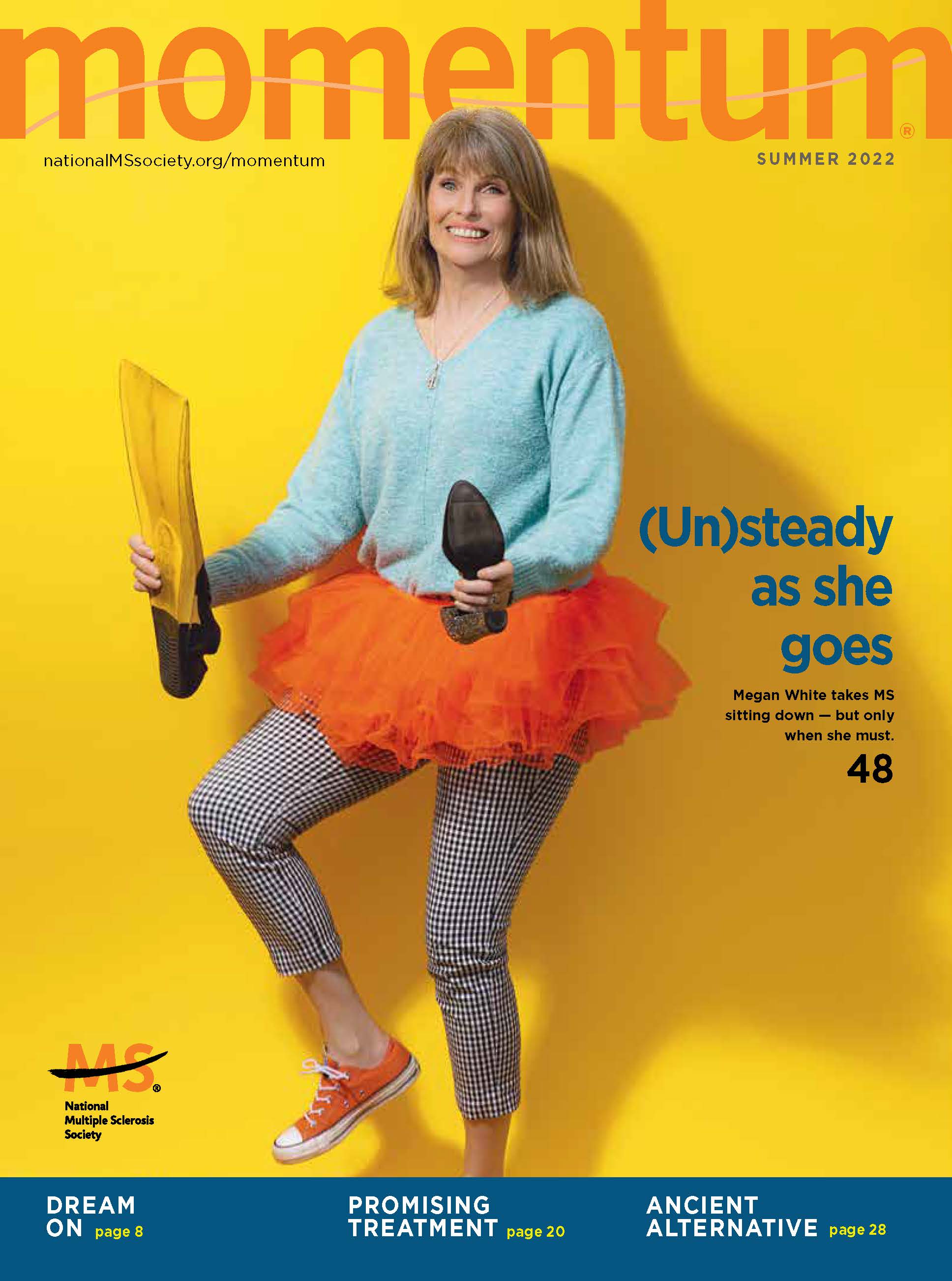 Cover of Momentum Magazine, Summer 2022
