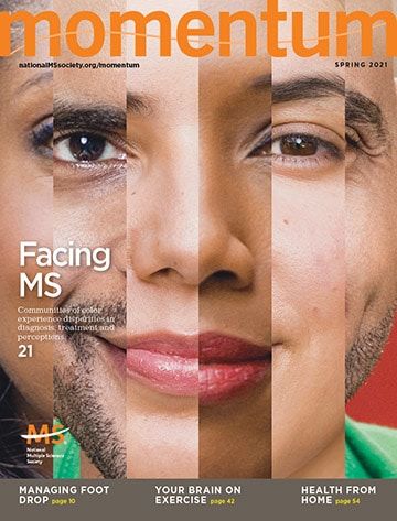Cover of Momentum Magazine, Spring 2021 issue