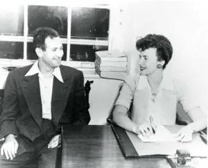Sylvia Lawry and her brother, Bernard