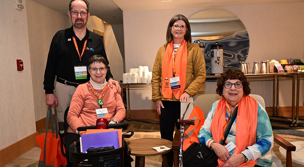A group of activists gather for a photo at Public Policy Conference.