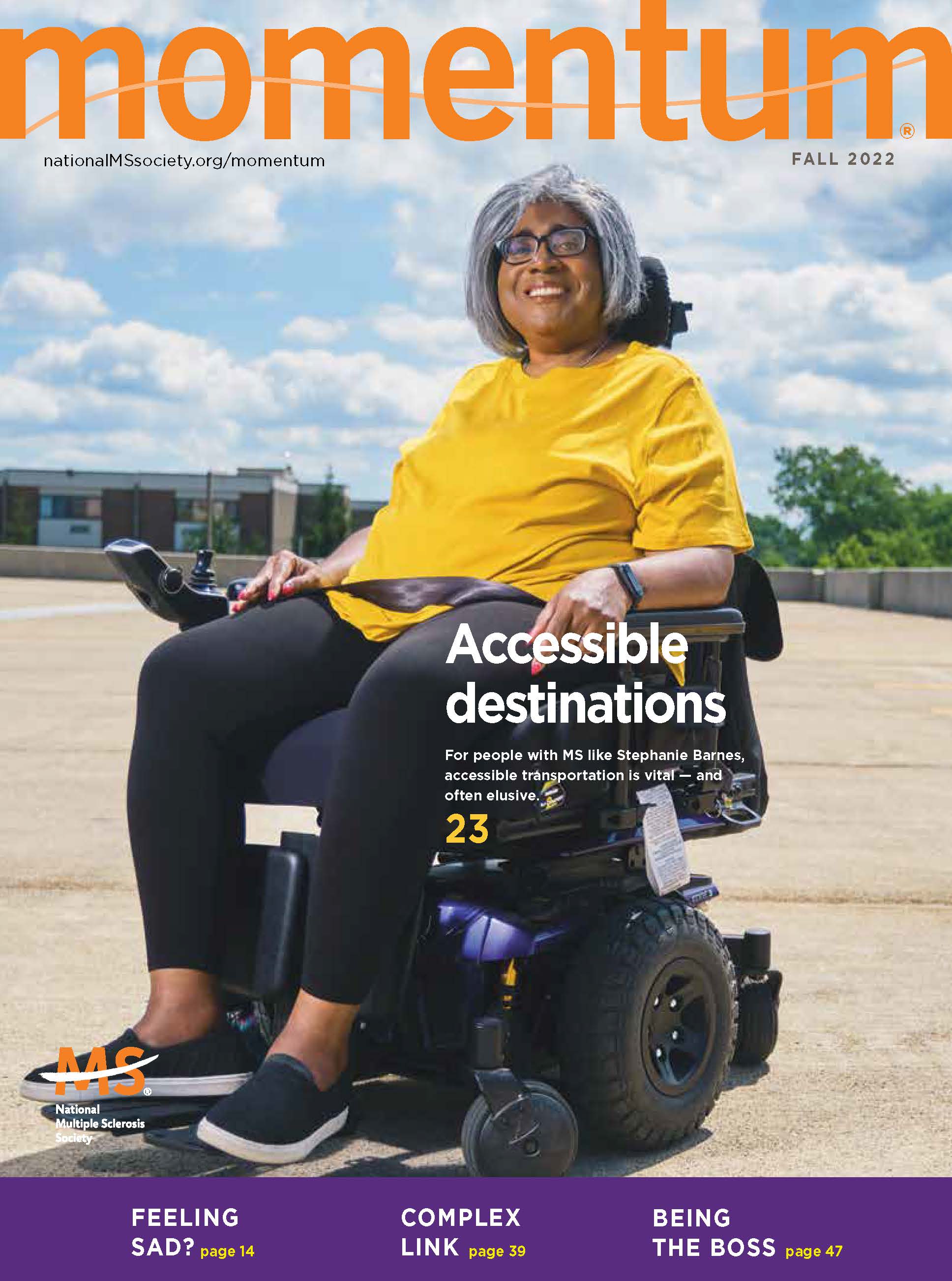 Cover of Momentum Magazine, Fall 2022 issue