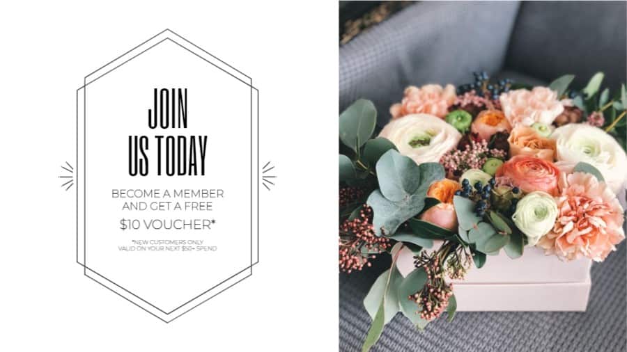 Voucher Sign Up Promotional