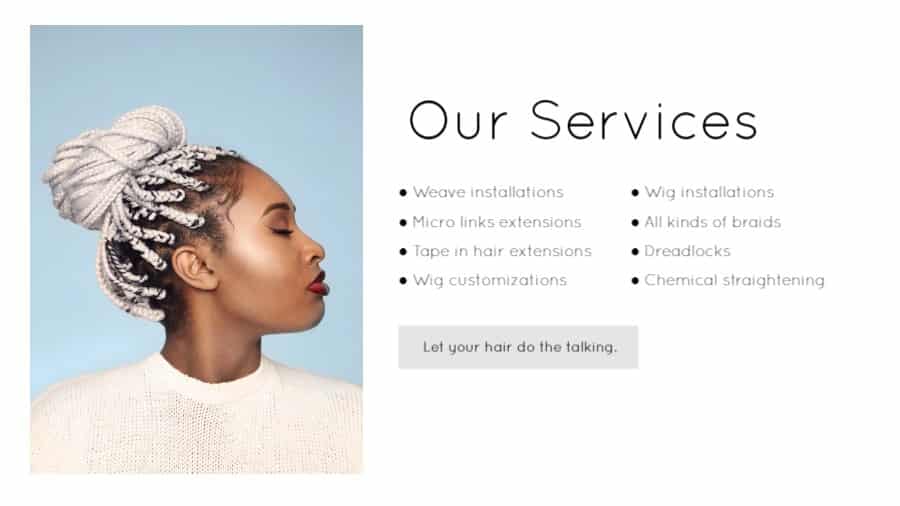 Hair Salon New Treatment