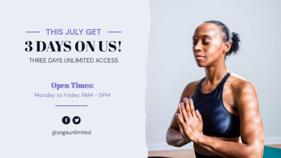 Yoga Studio Class Promotional