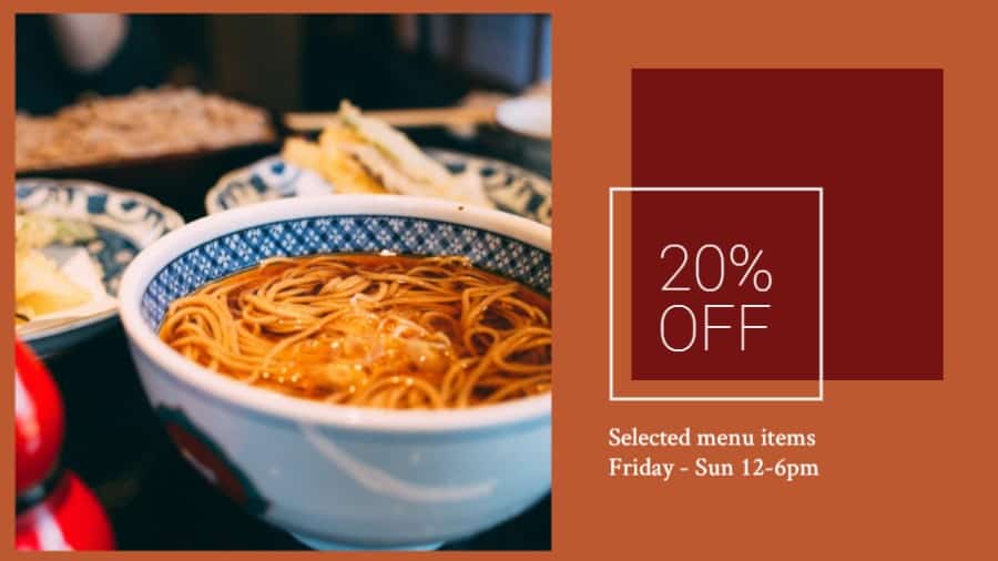 Asian Food Daily Promo