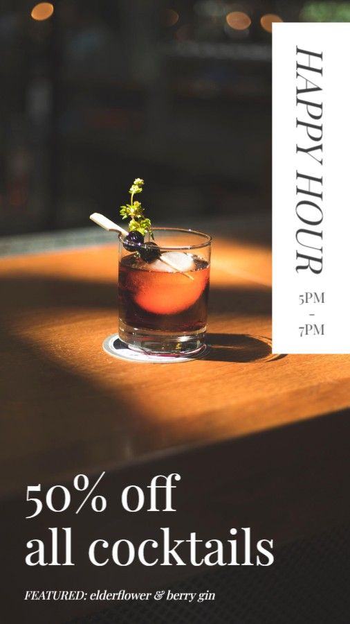 Cocktail Happy Hour