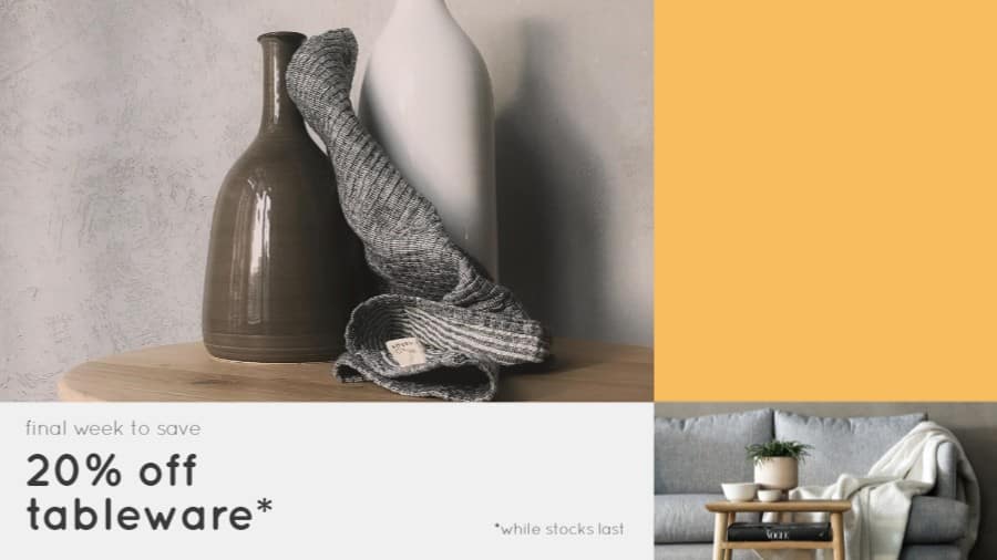 Tableware Discount Promo