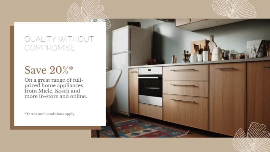 Home Applicances Discount Ad