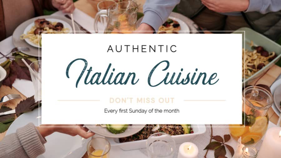 Italian Restaurant Promotional