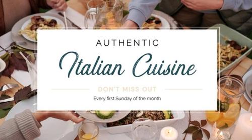 Italian Restaurant Promotional