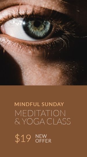 Mindfulness Meditation and Yoga Class Promo