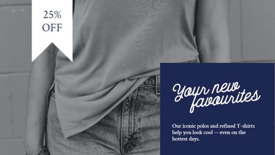 Casual Clothing Store Promo