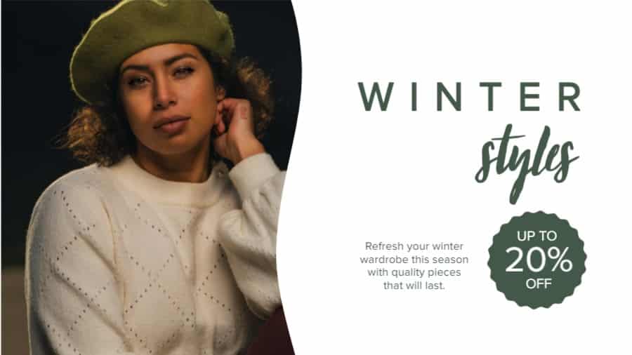 Winter Wear Ad