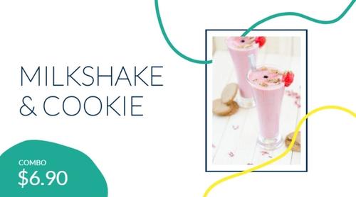 Milkshake & Cookie Happy Hour Special