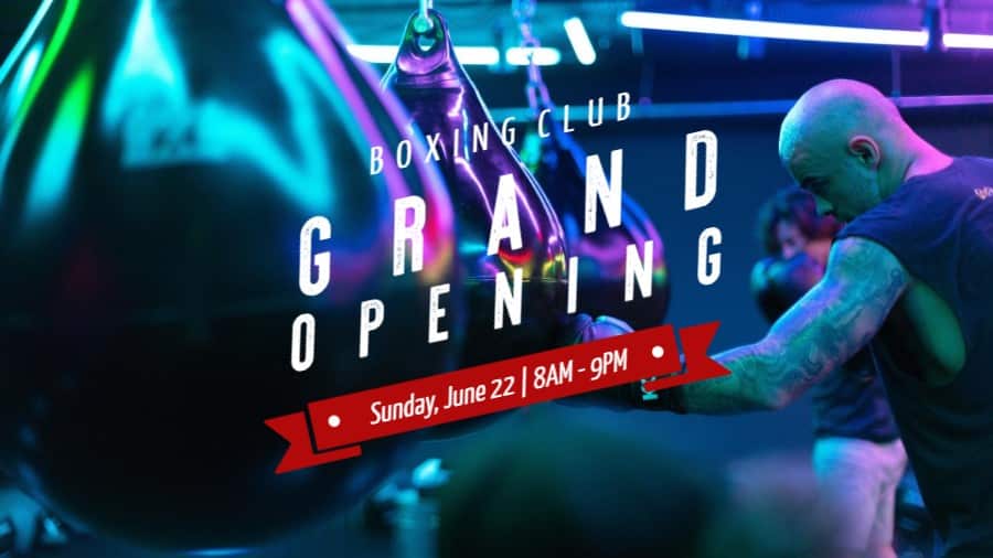 Boxing - Man Hitting Bag