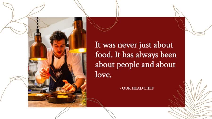 Restaurant Testimonial