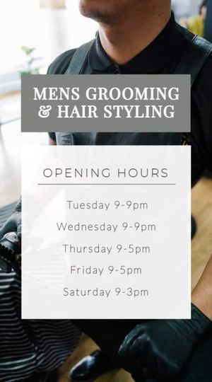 Barber Shop Opening Hours