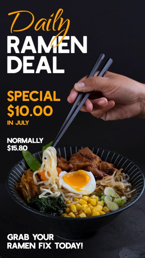 Restaurant Limited Offer