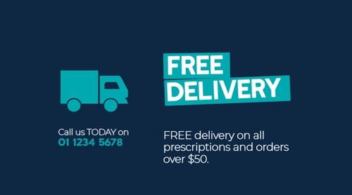 Free Delivery Announcement
