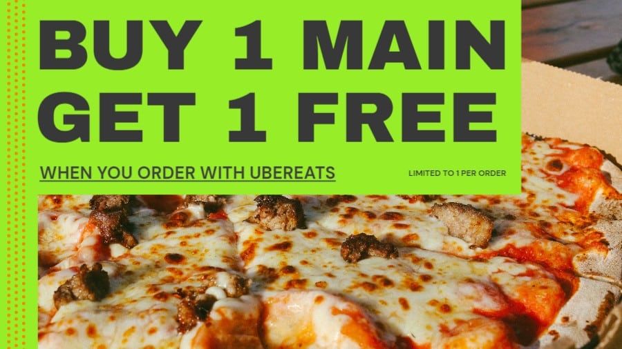 Ubereats Buy One Get One