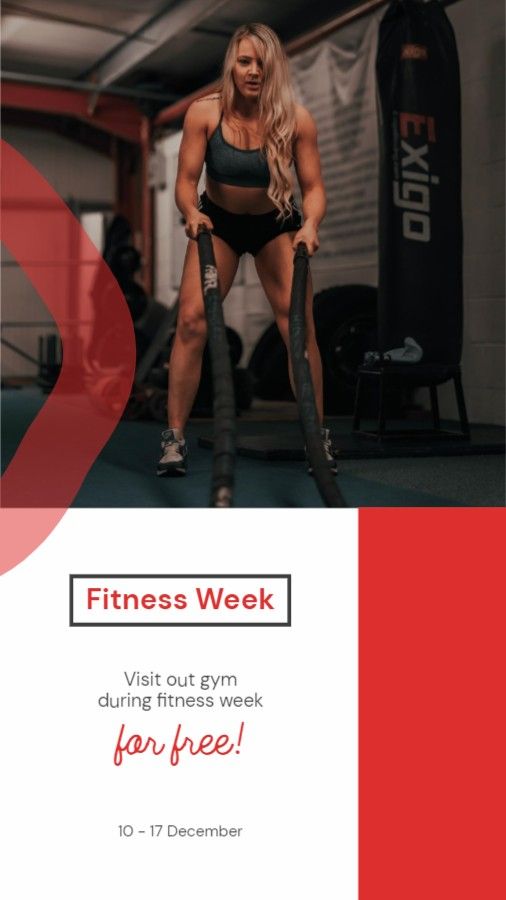 Fitness Week Discount (Portrait)