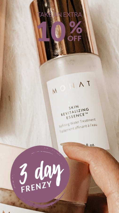 Skincare Products Multiple Day Sale Announcement