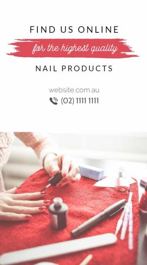 Nail Salon Product Promo