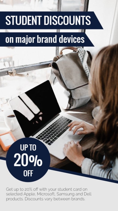 Student discount on computer