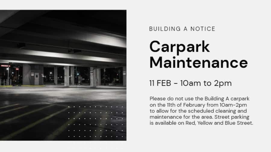 Property Management Building Notice
