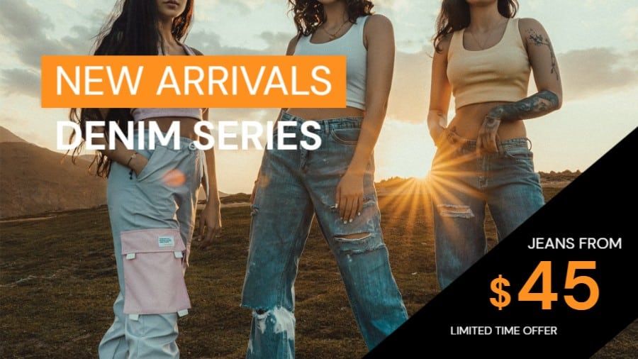 Retail Fashion New Product Promotional