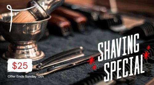 Barbershop Shaving Special